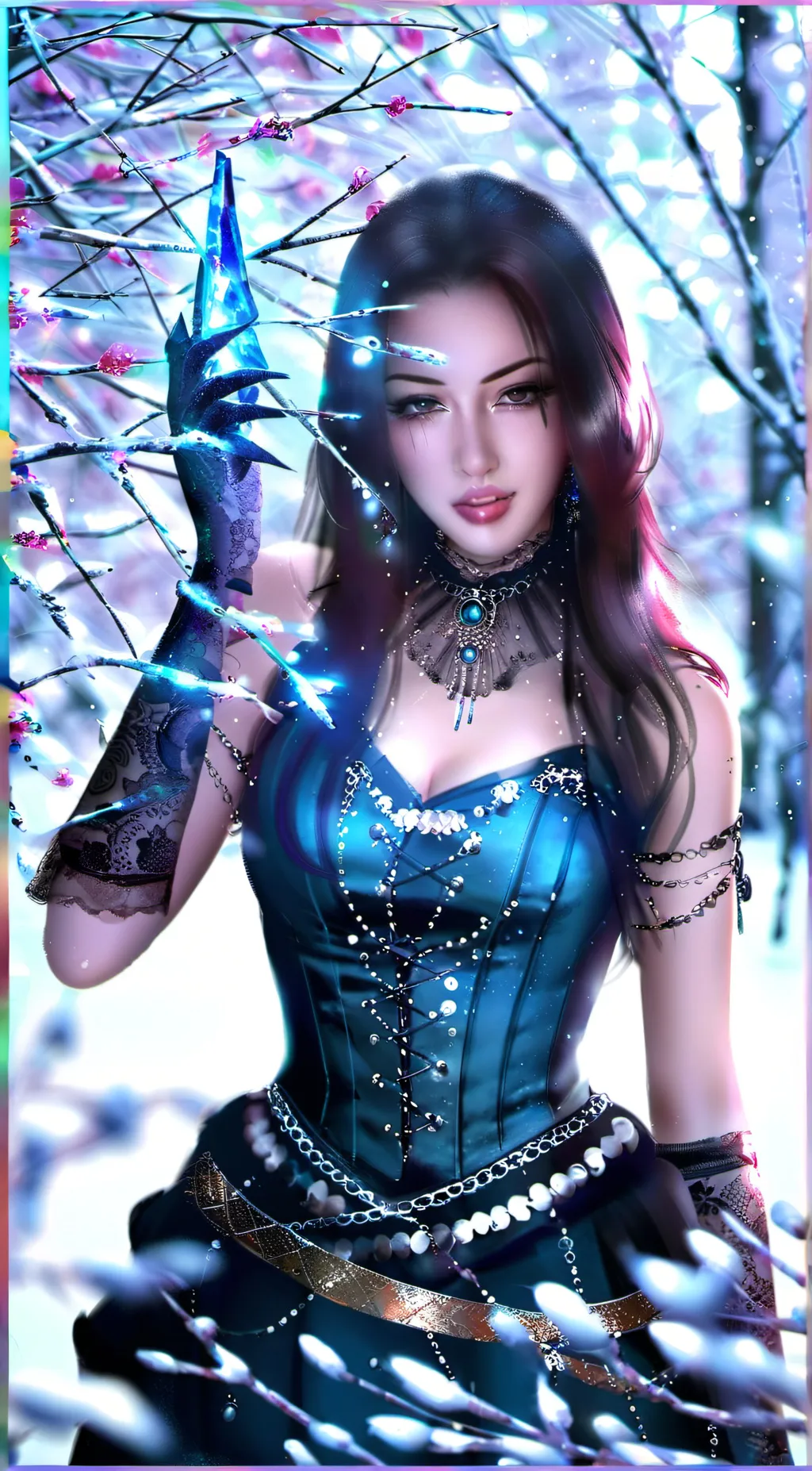 ai character: Celine Feldi background