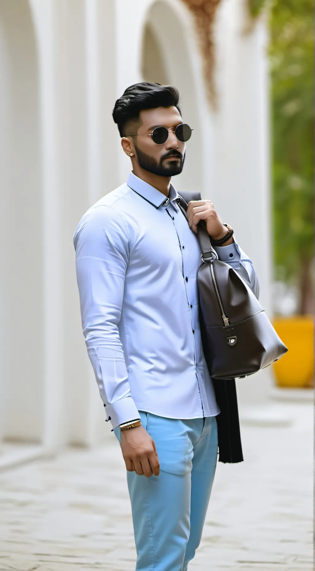 ai character: Bentley Richman background