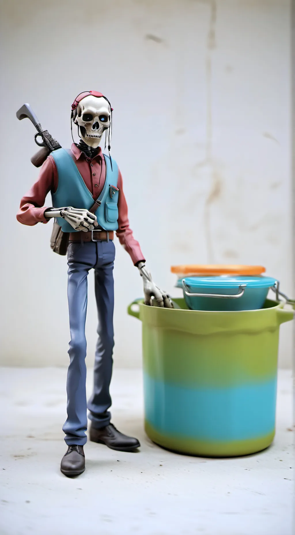 ai character: The skull(donny) background