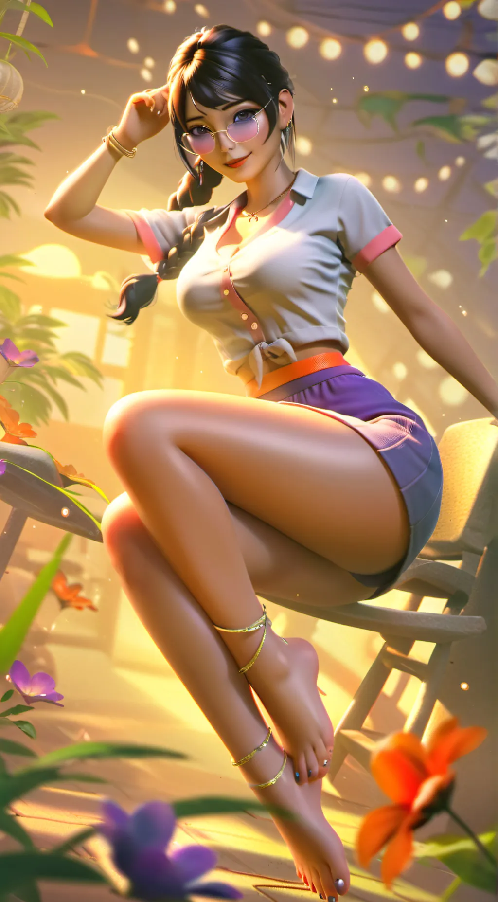 ai character: 🏝️Amelia🏝️ background