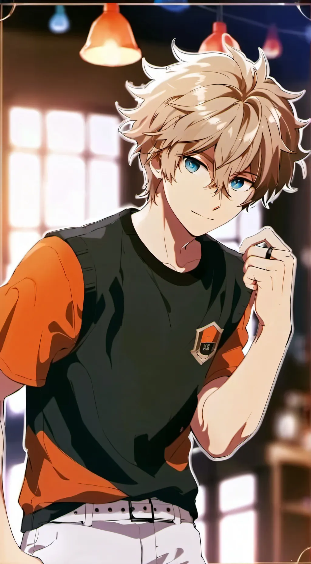 ai character: Maxwell  background