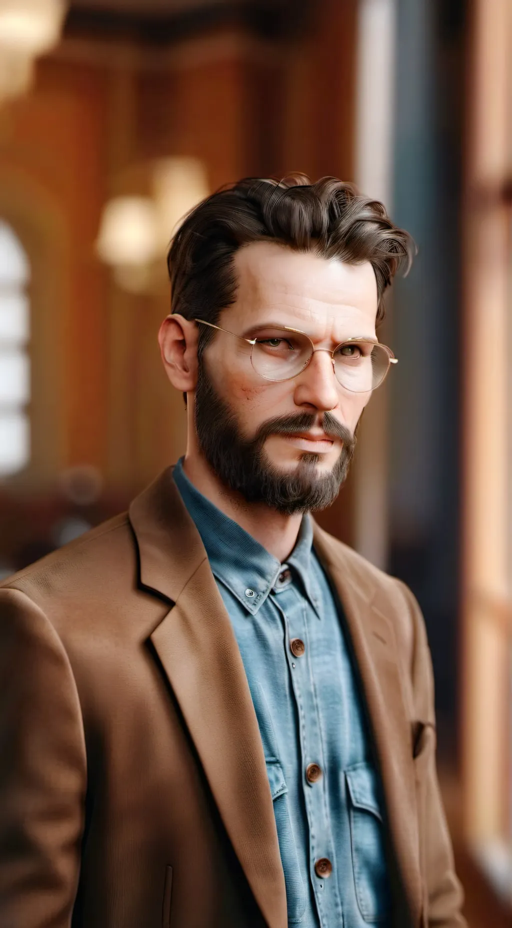 ai character: man background