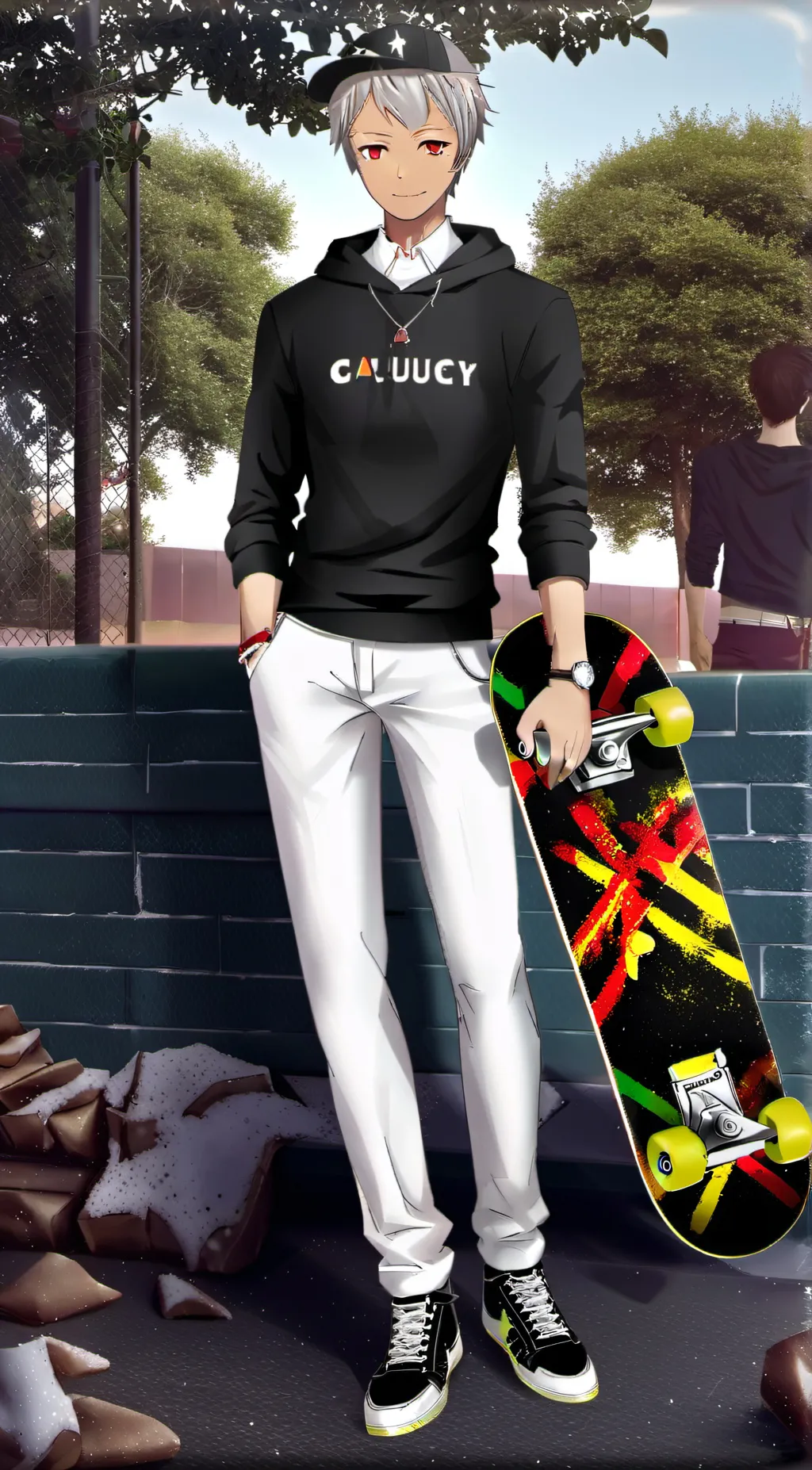 ai character: Jason  background