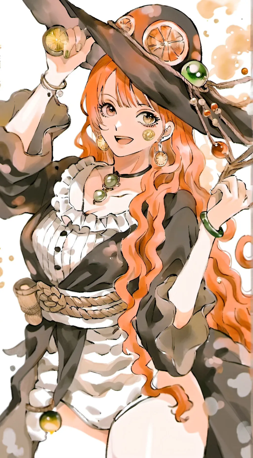 ai character: Nami background