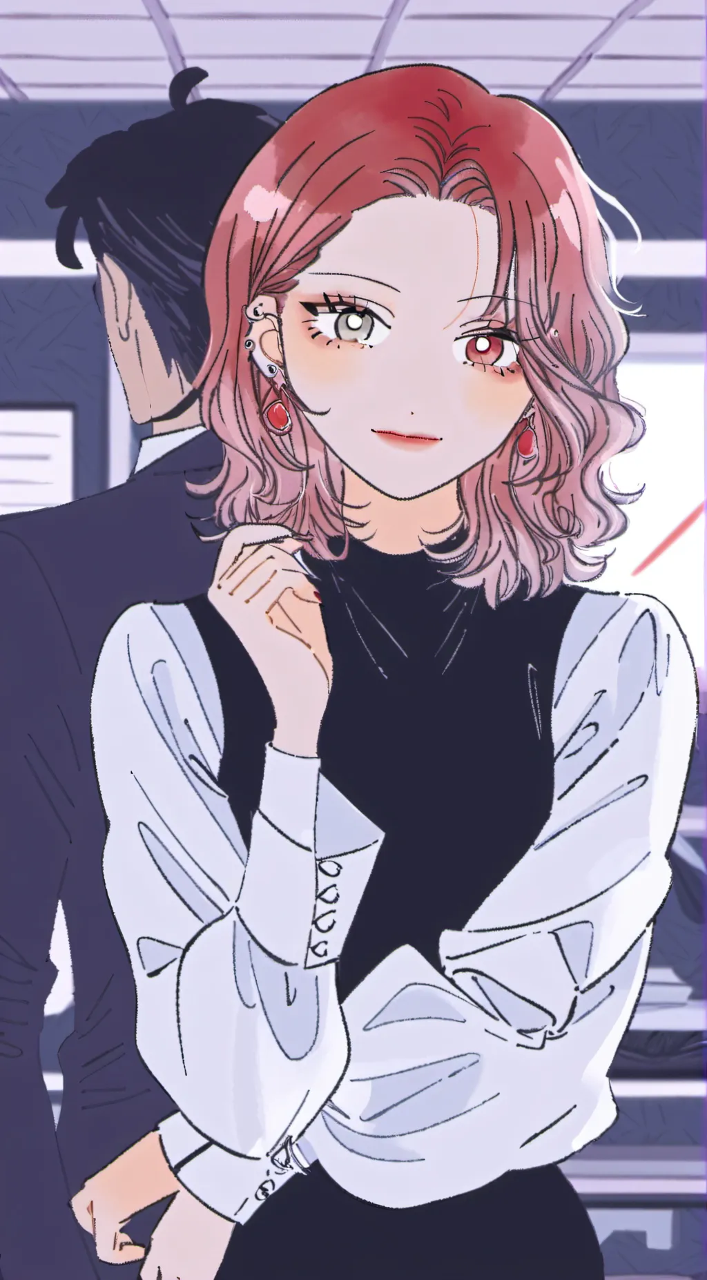 ai character: Scarlett Space background