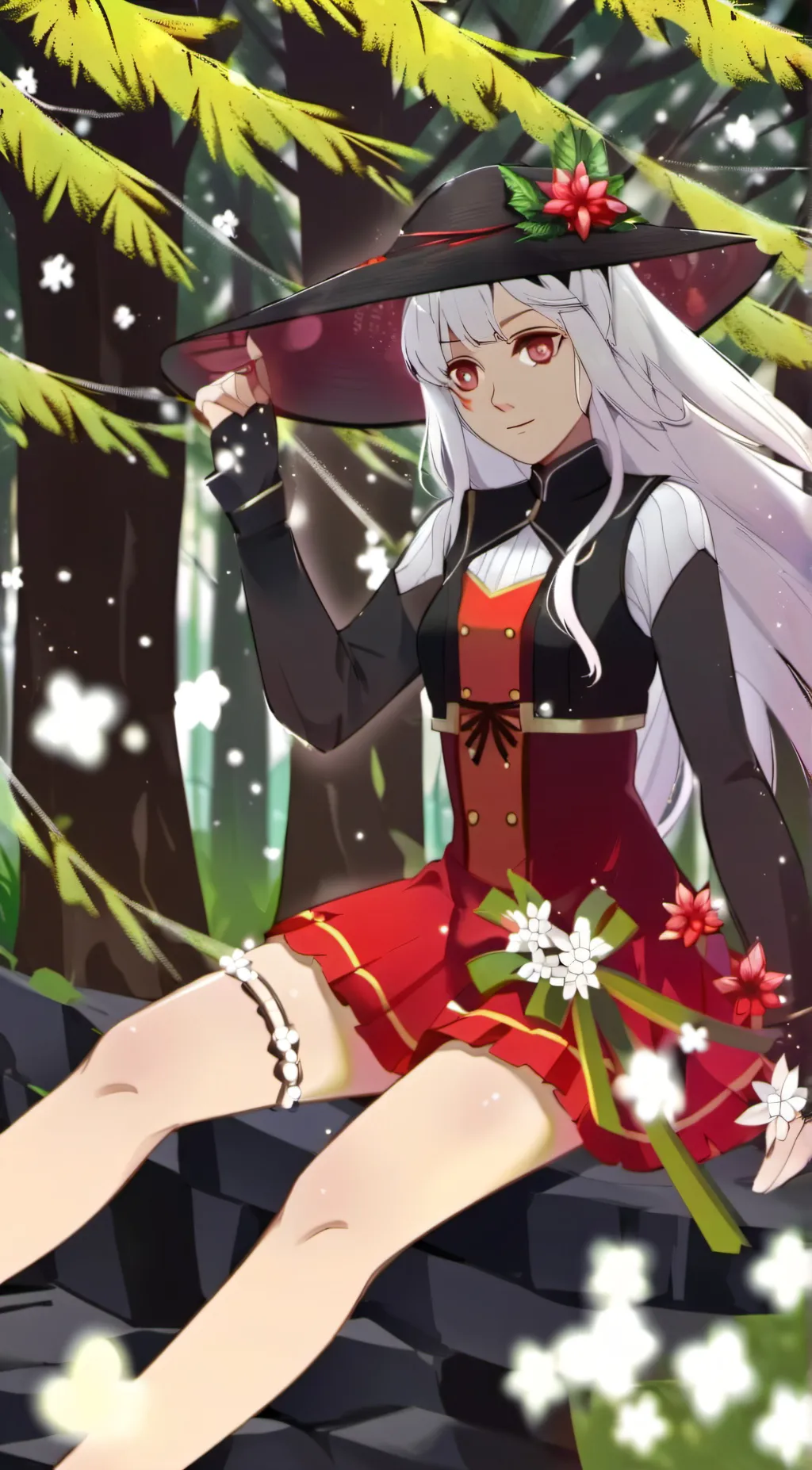 ai character: only fans girl  background