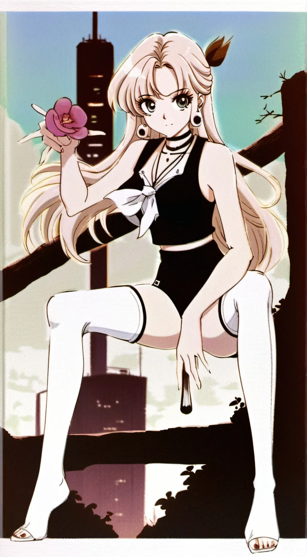 ai character: youn background