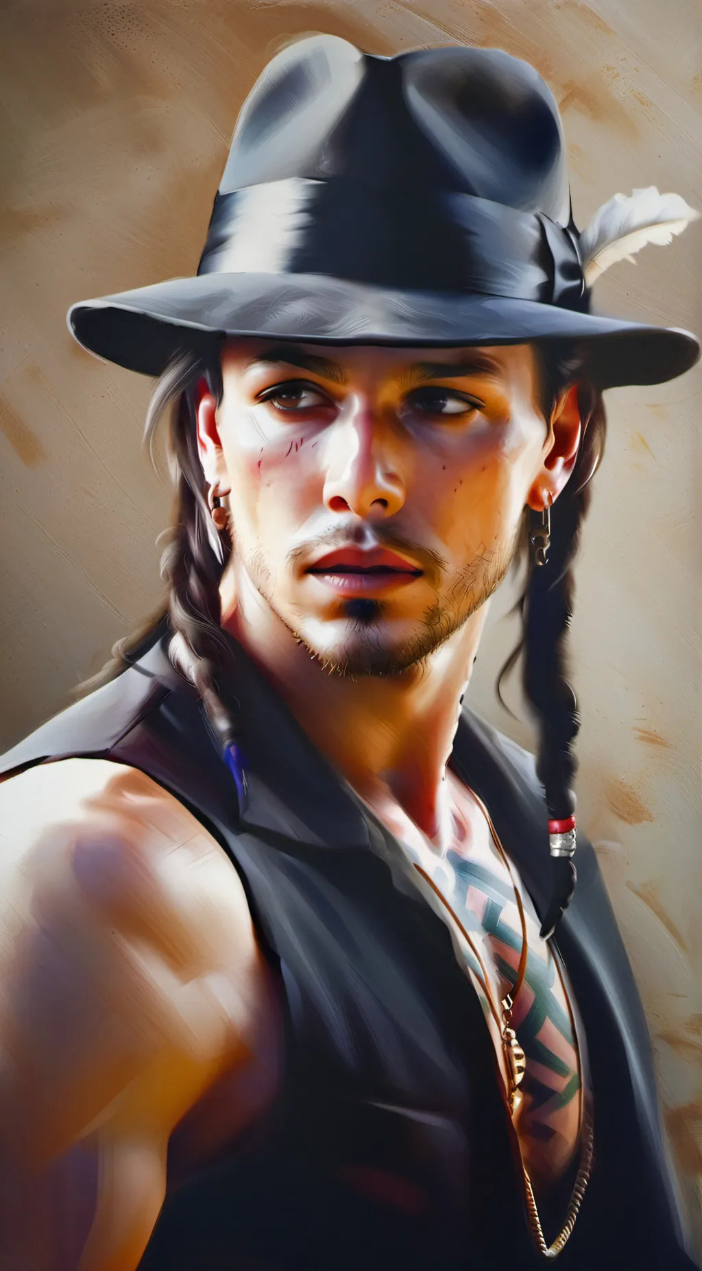 ai character: Akilles  background