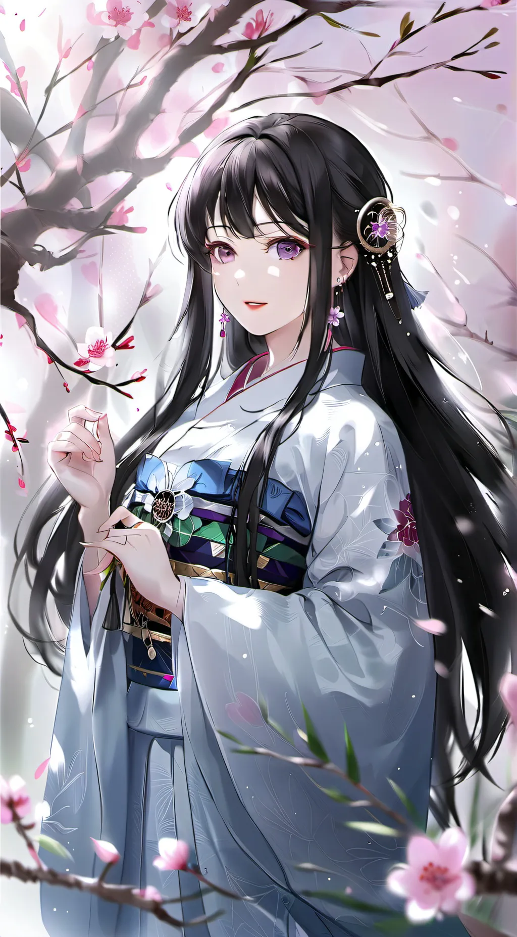 ai character: 🌸 Yuri Mieko 🌸  background