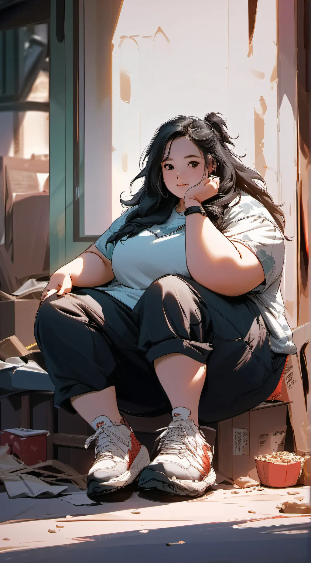 ai character: Max background