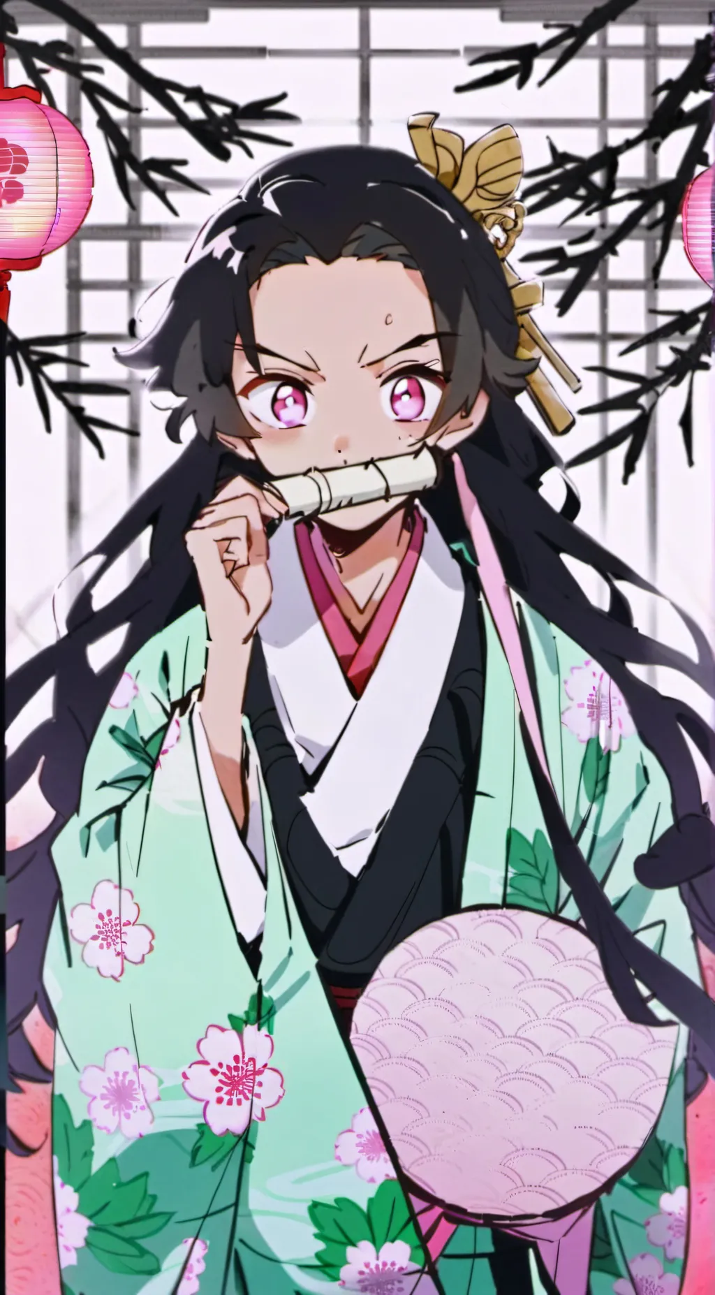 ai character: nezuko-kun 2 background