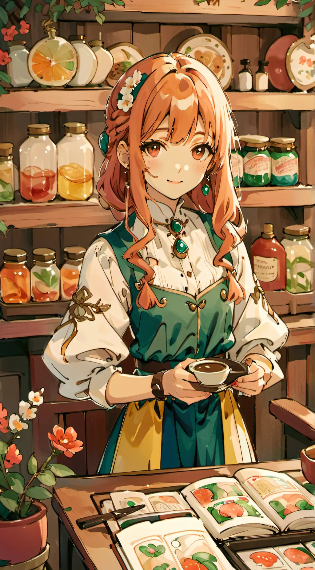 ai character: Eli's girlfriend background