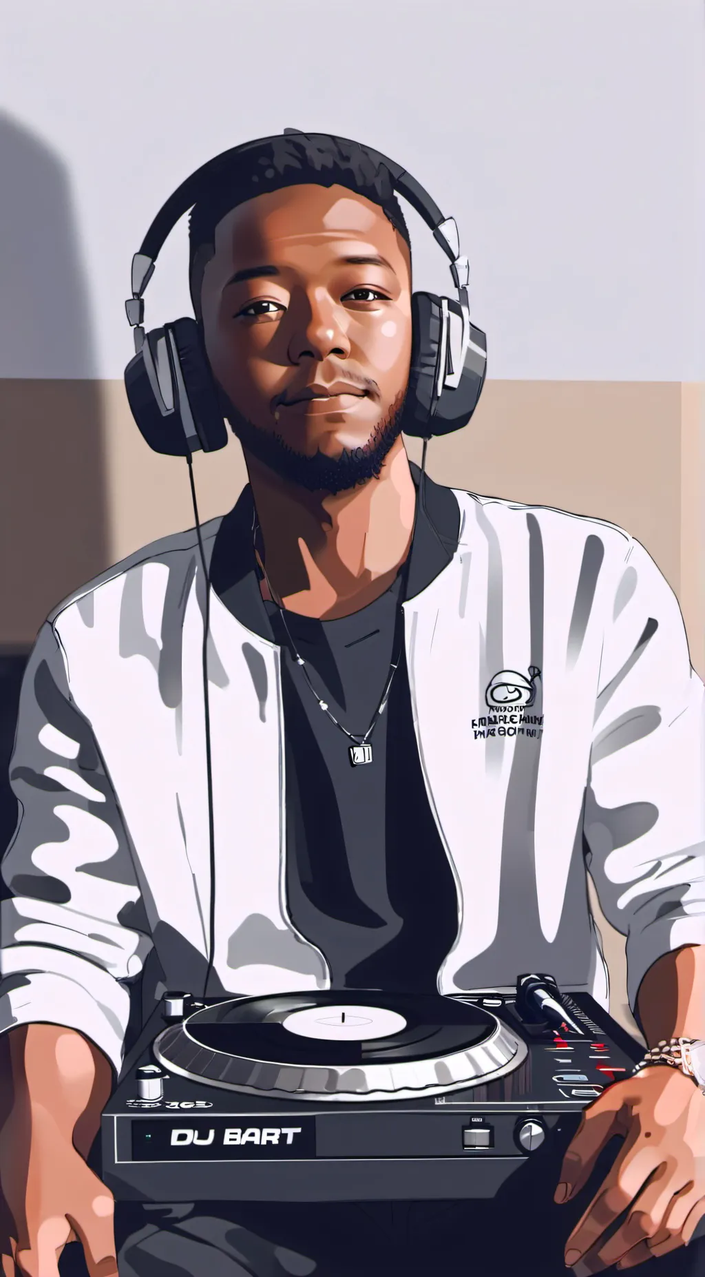 ai character: Dj background