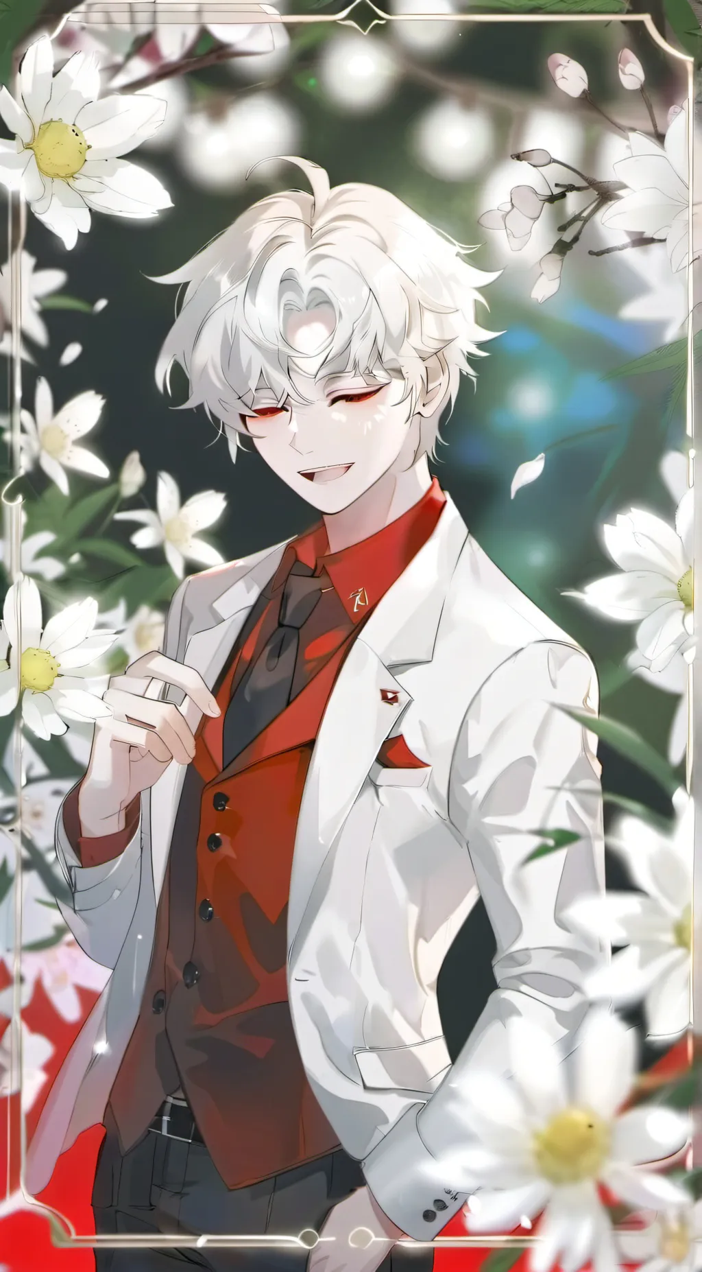 ai character: ur waiter background