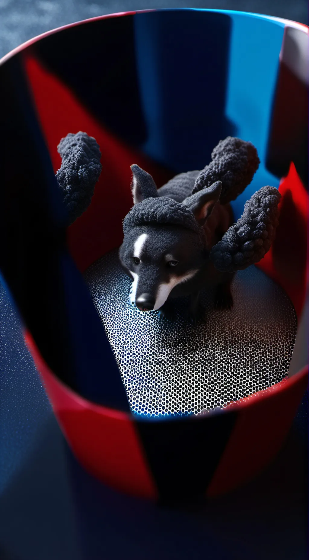 ai character: mommy dog background