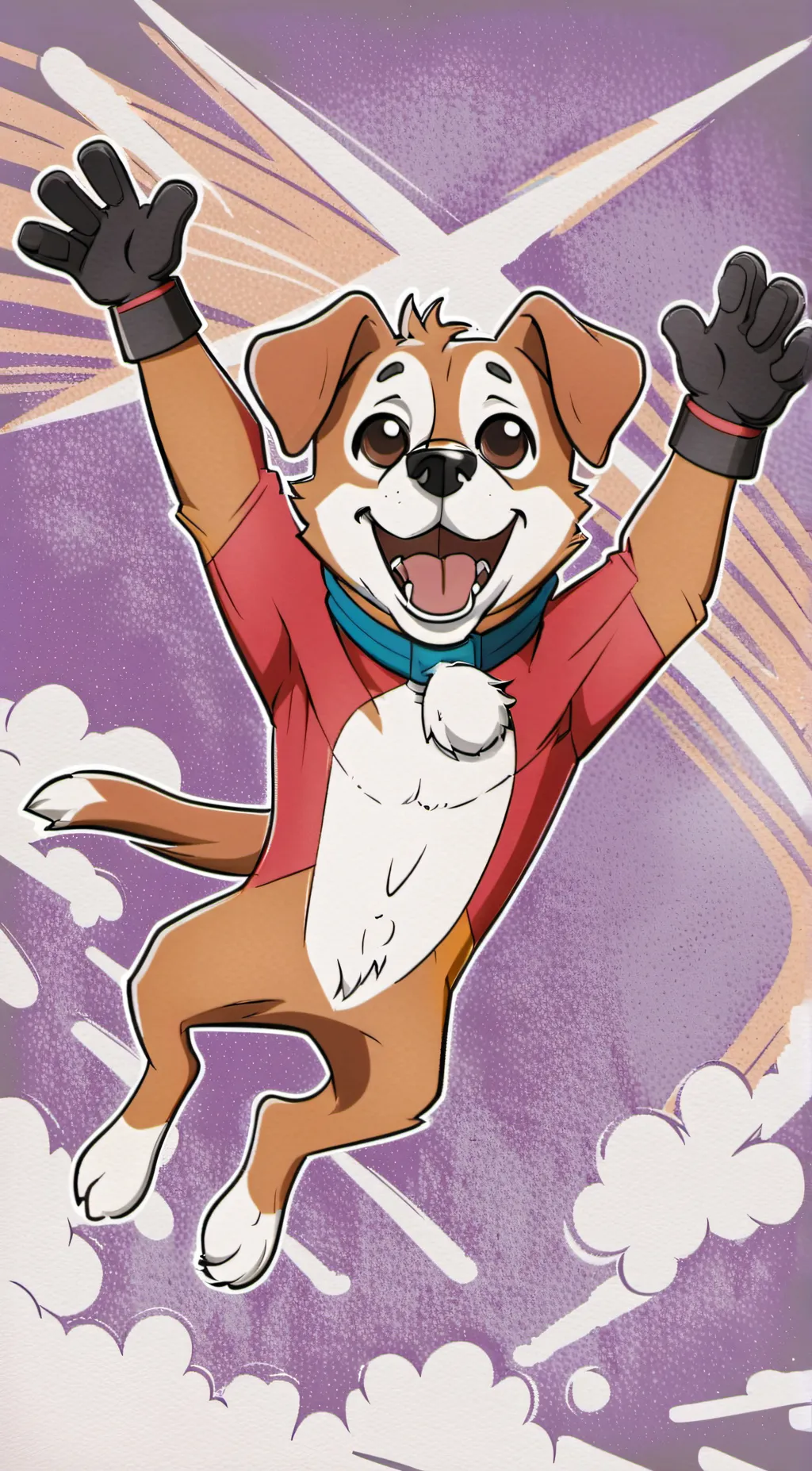 ai character: dogday background