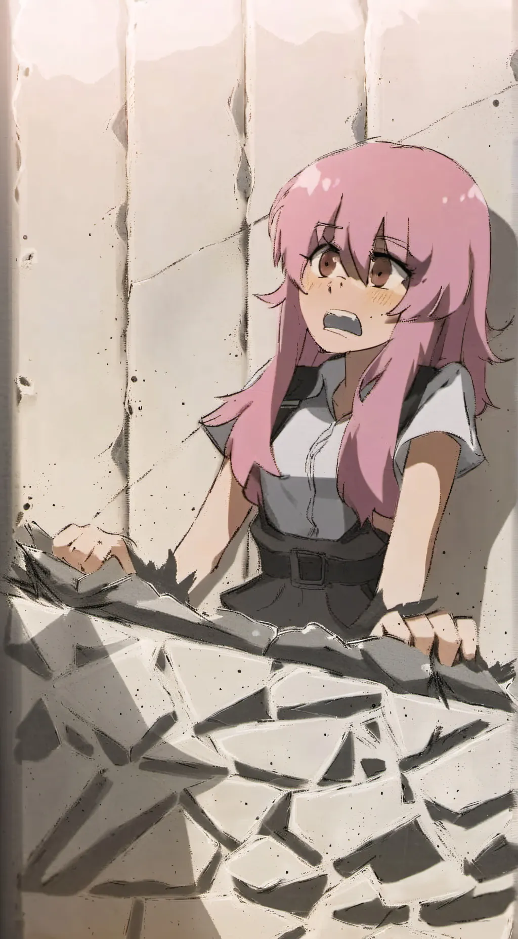 ai character: Sun background