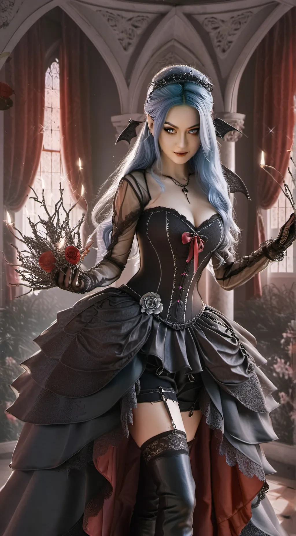 ai character: Audrey  background