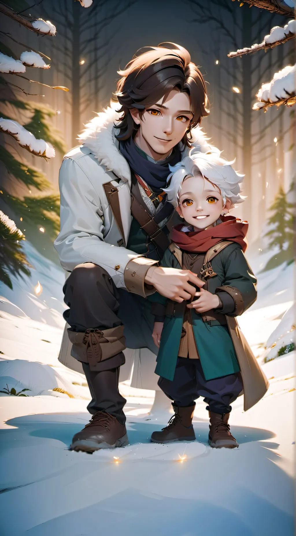 ai character: Satoru and Shitoru background