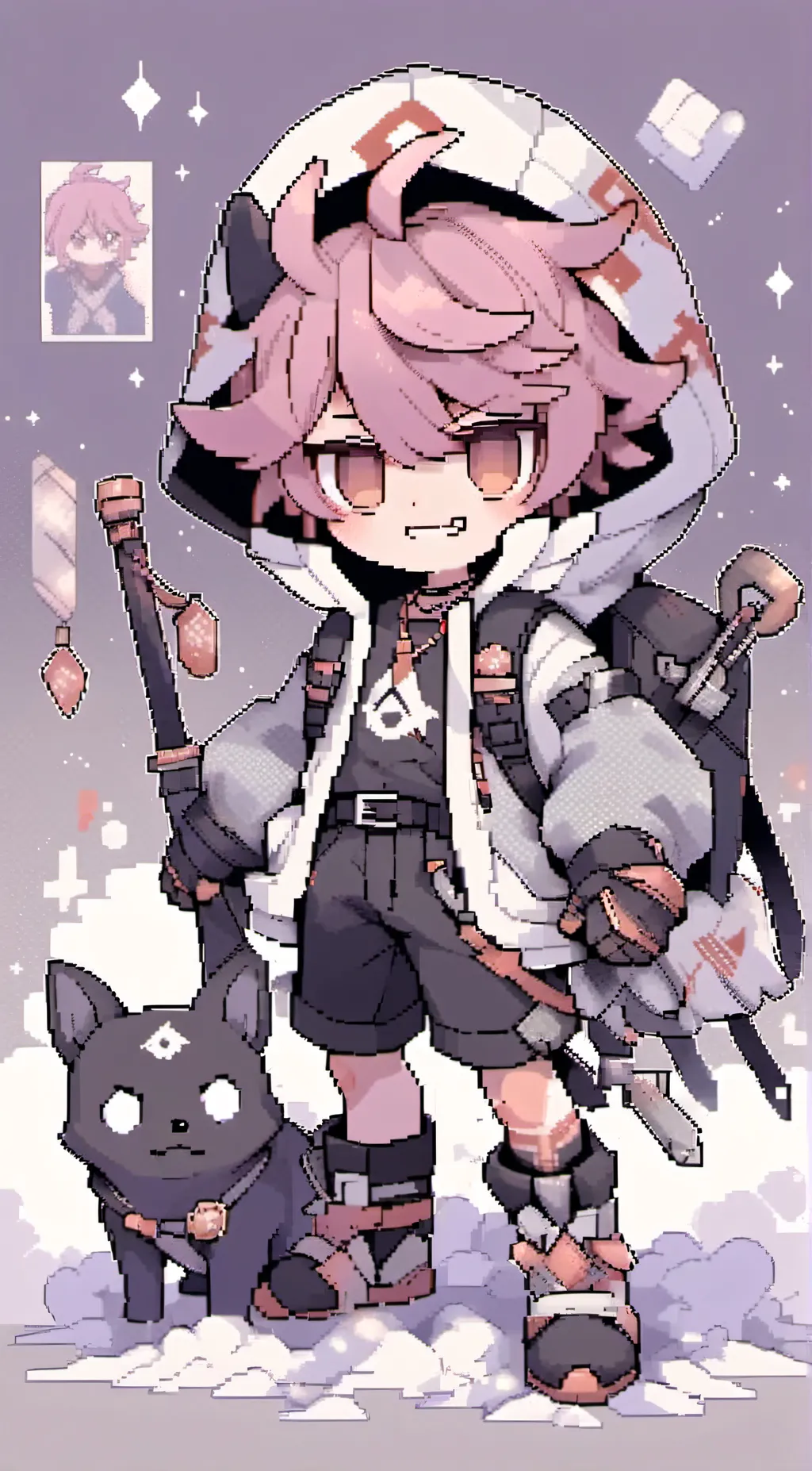 ai character: Damion background