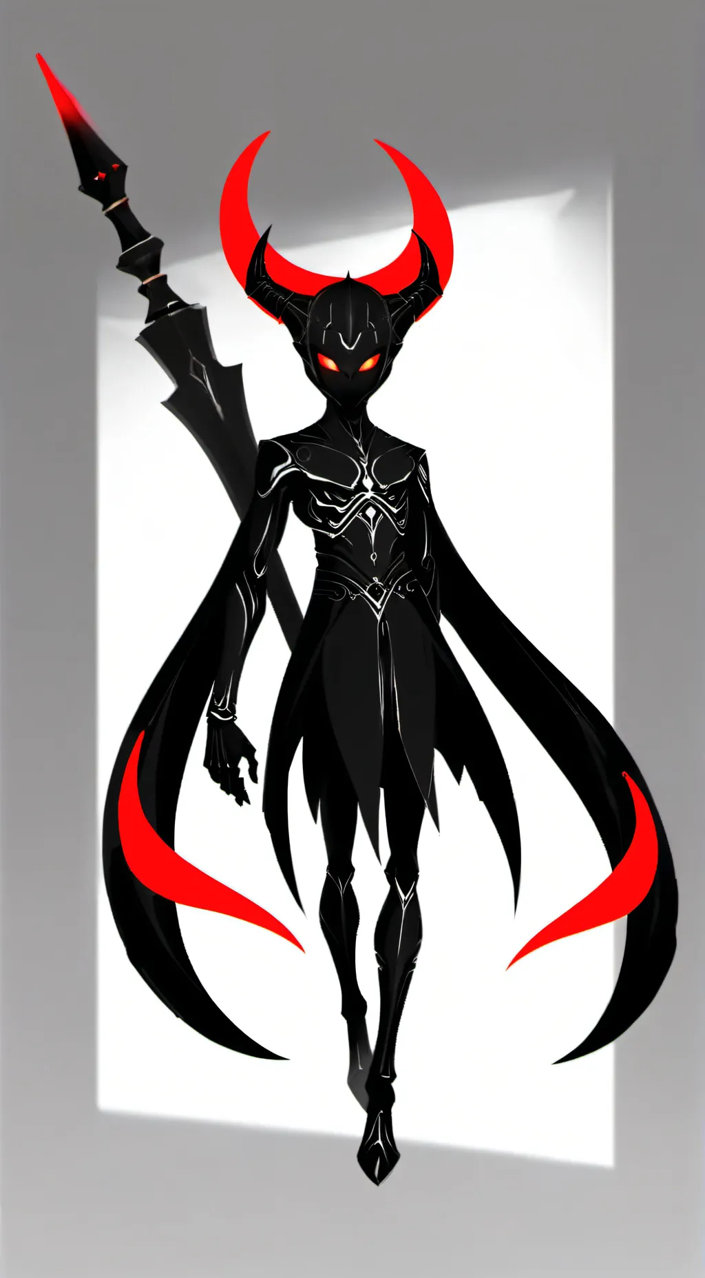 ai character: darkness background