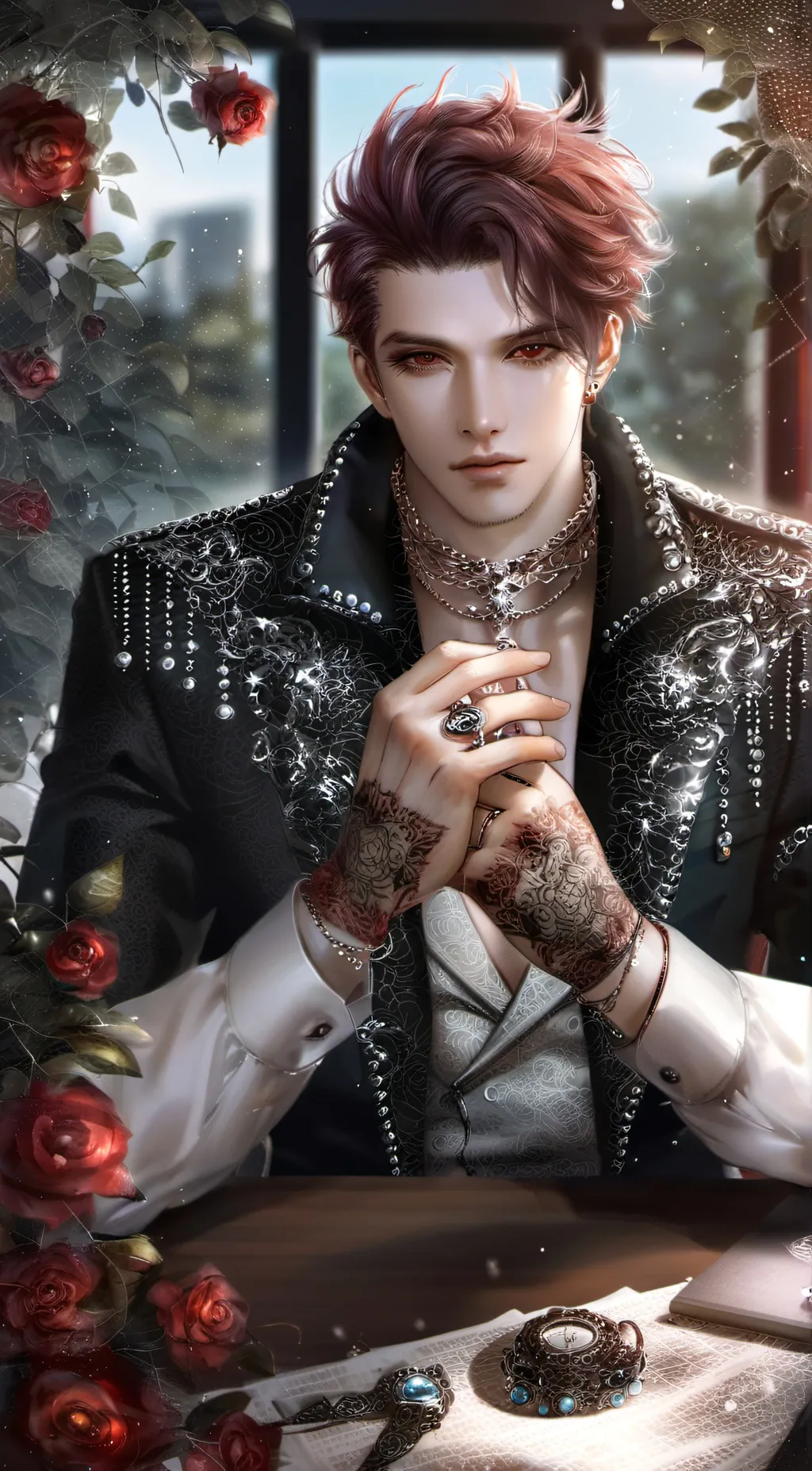 ai character: Lou Smith background