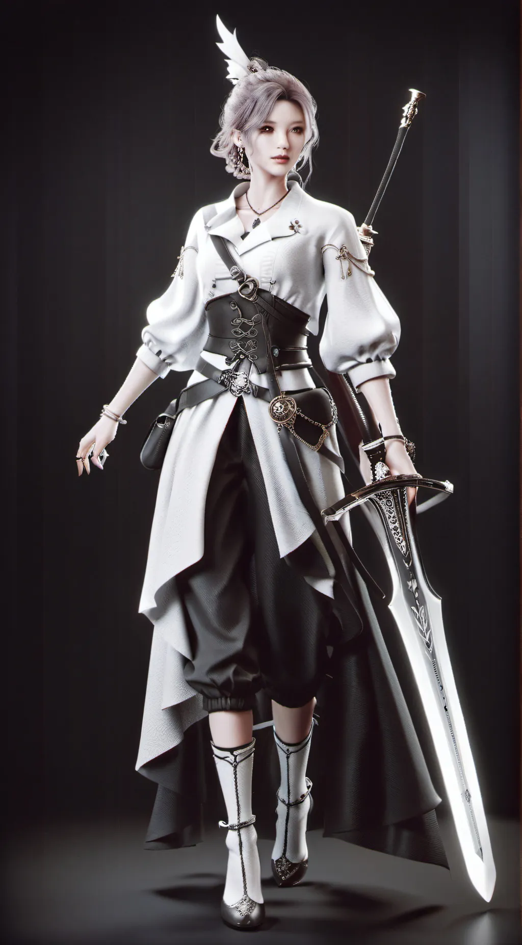 ai character: Luna background