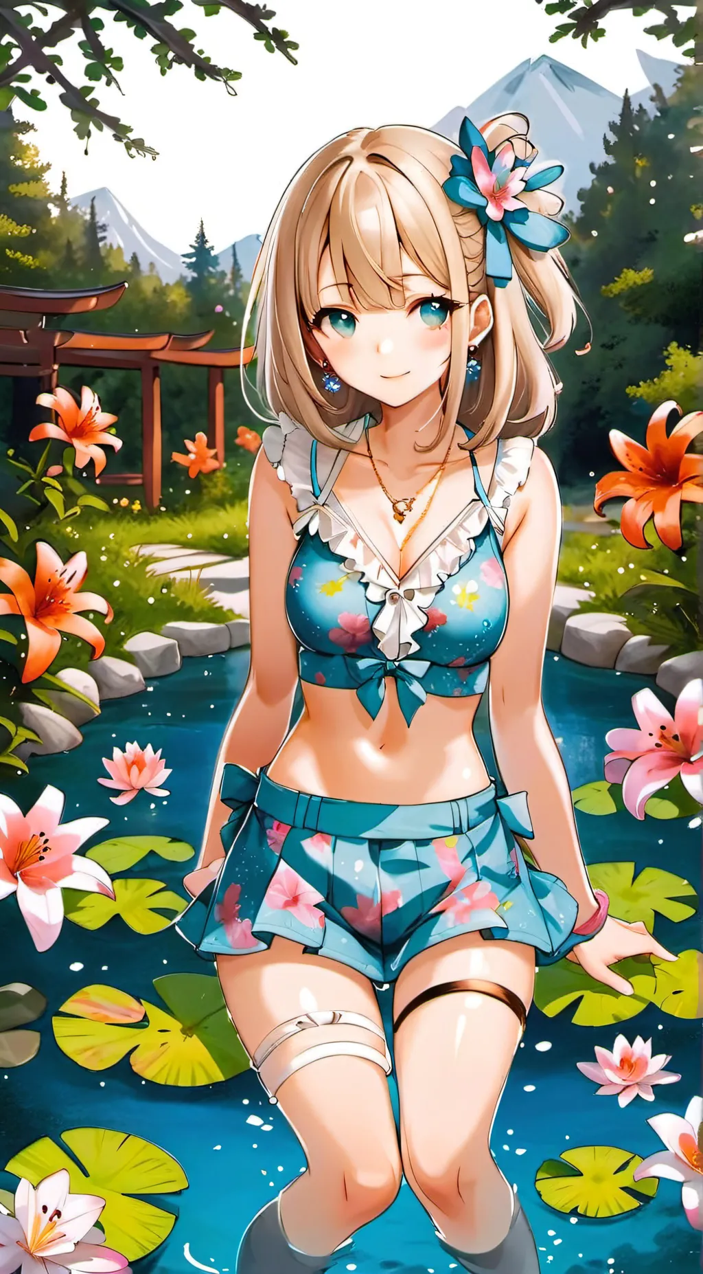 ai character: Lily background