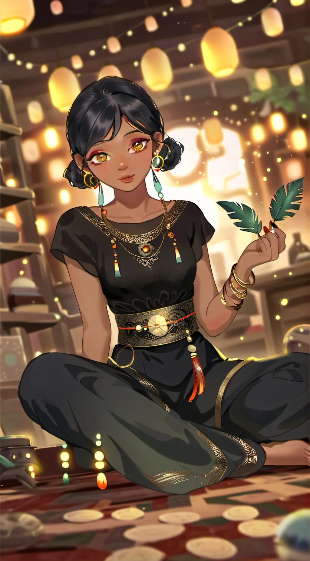 ai character: My girl friend  background