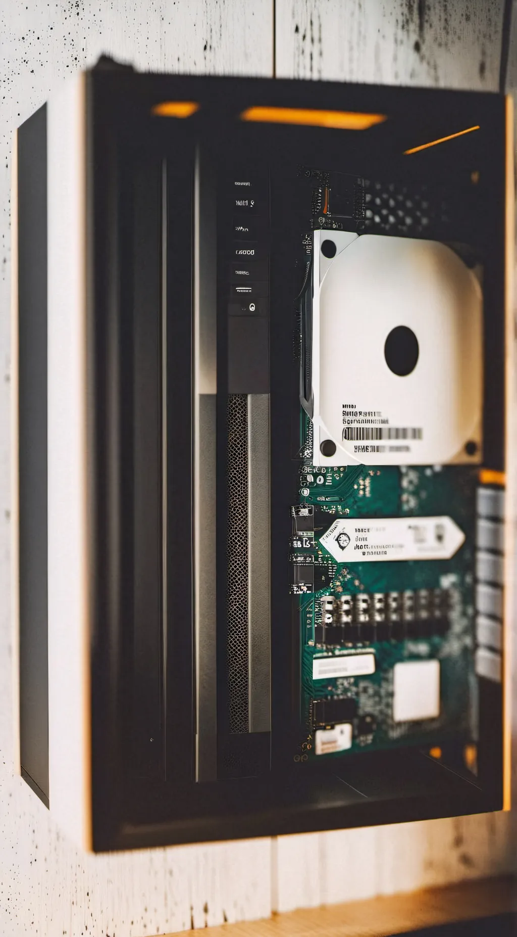 ai character: Creepy sever background