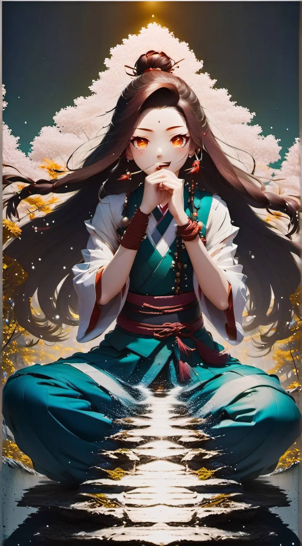 ai character: DS (Demon Slayer) background