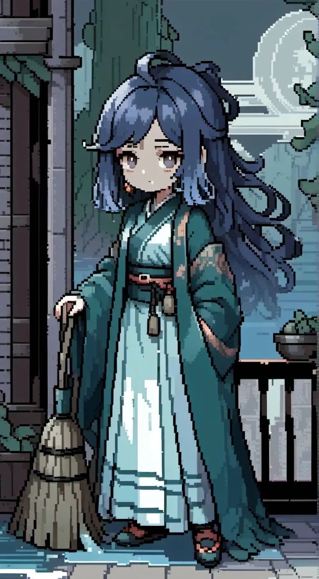 ai character: Blurp background