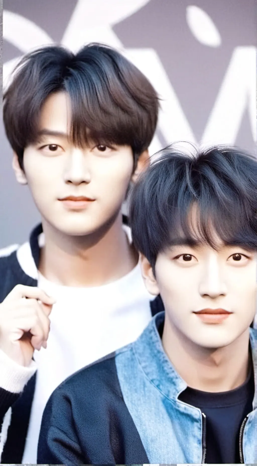 ai character: bangchan and hyunj background