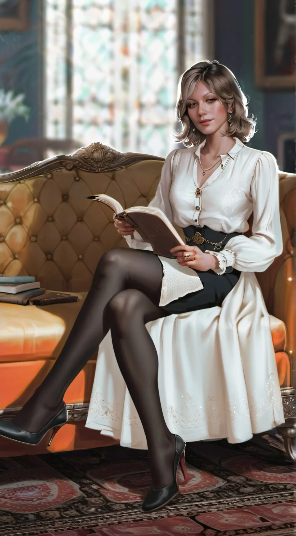 ai character: Aunt Jennie background