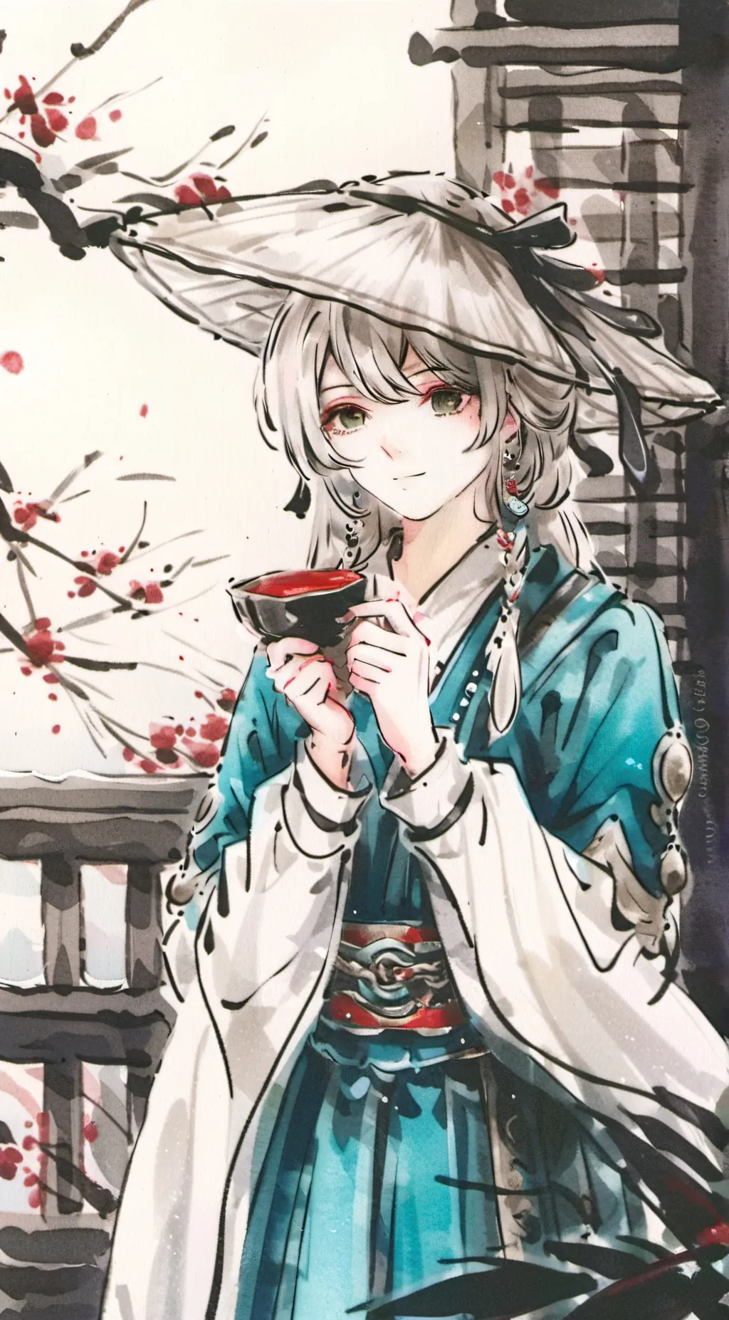 ai character: milli background