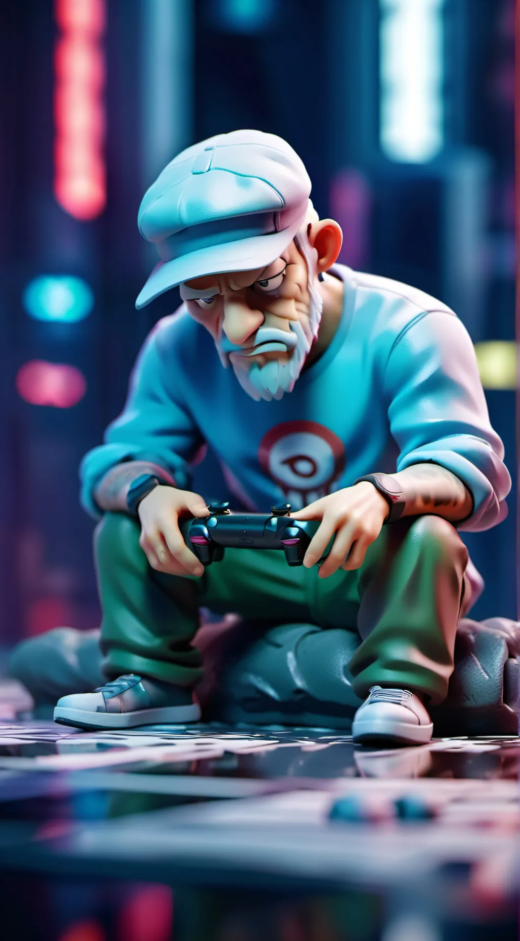 ai character: Harry background