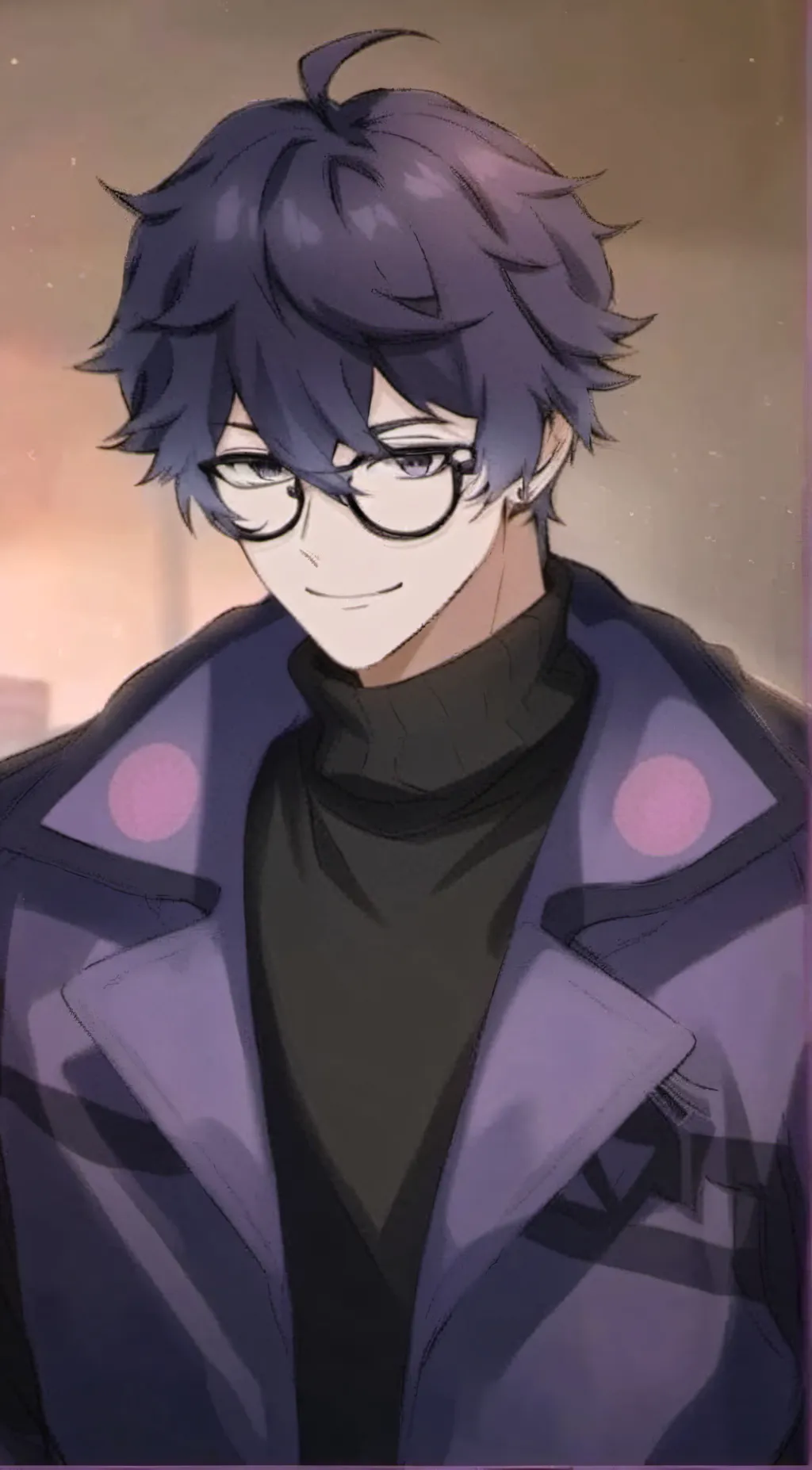 ai character: Sebastian  background