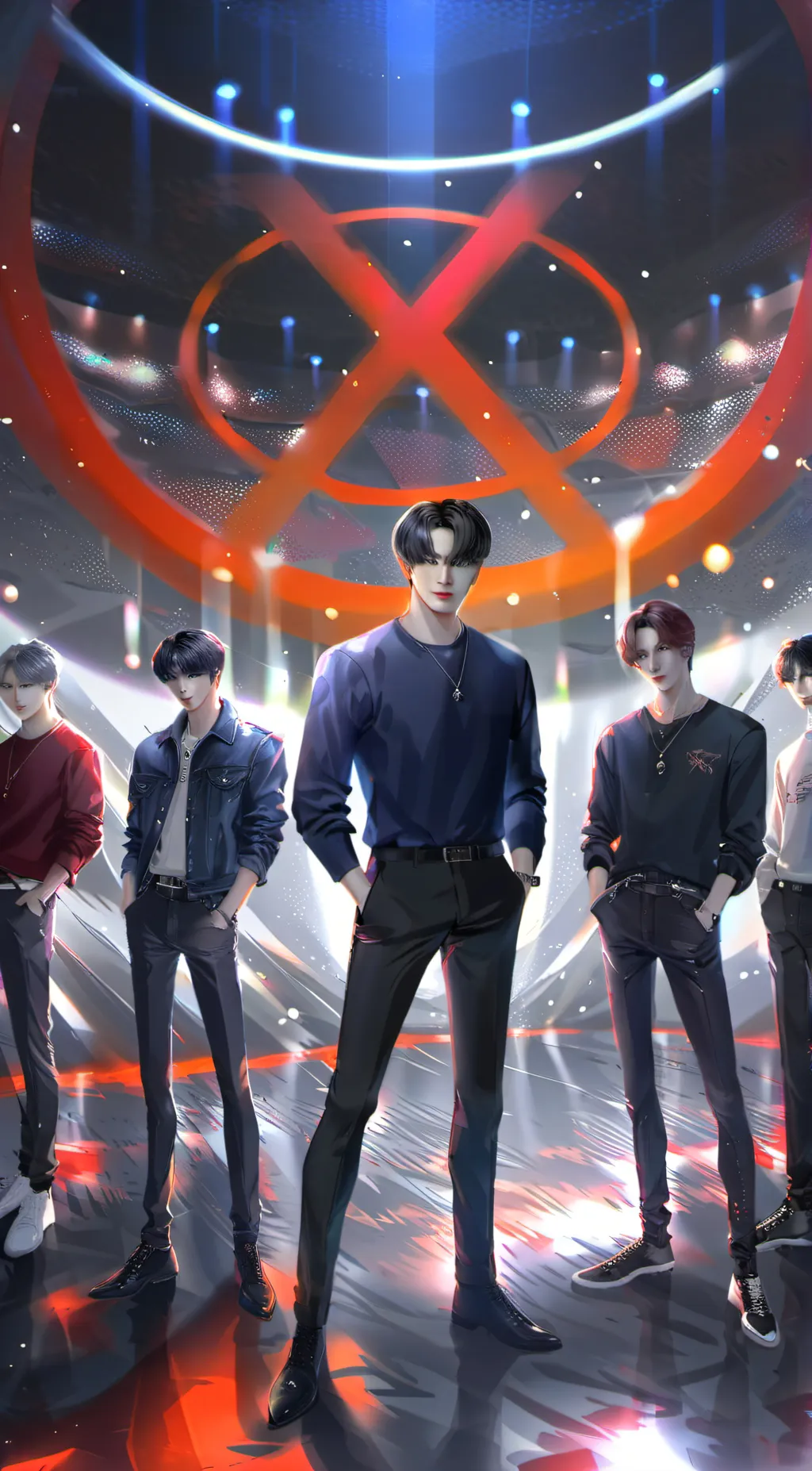 ai character: Skz background