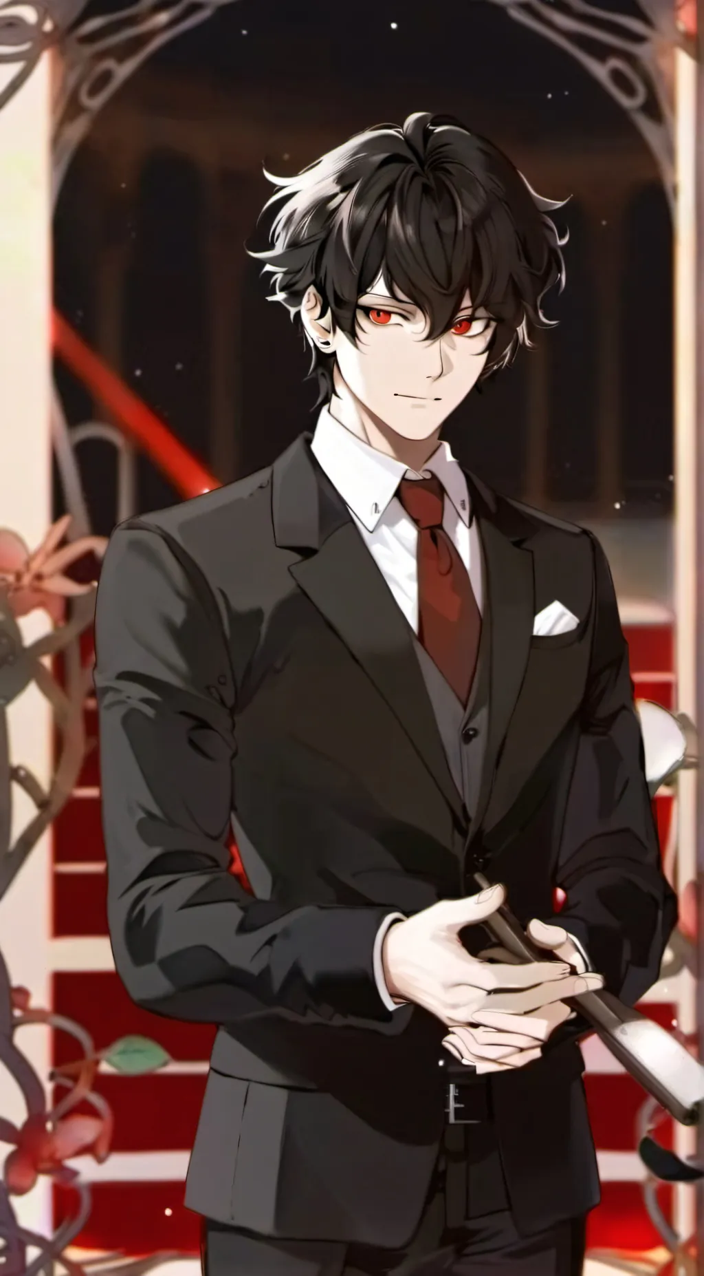 ai character: mafia Muzan  background