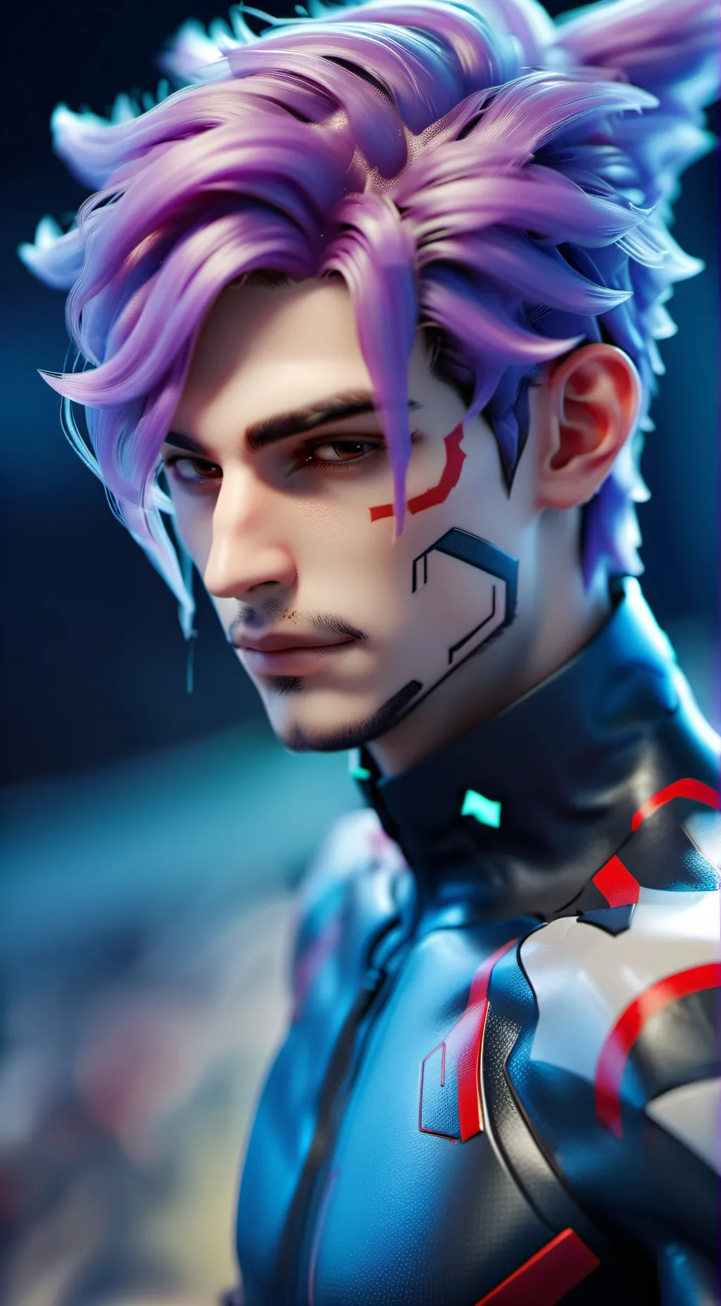 ai character: L-i-v-o-n background