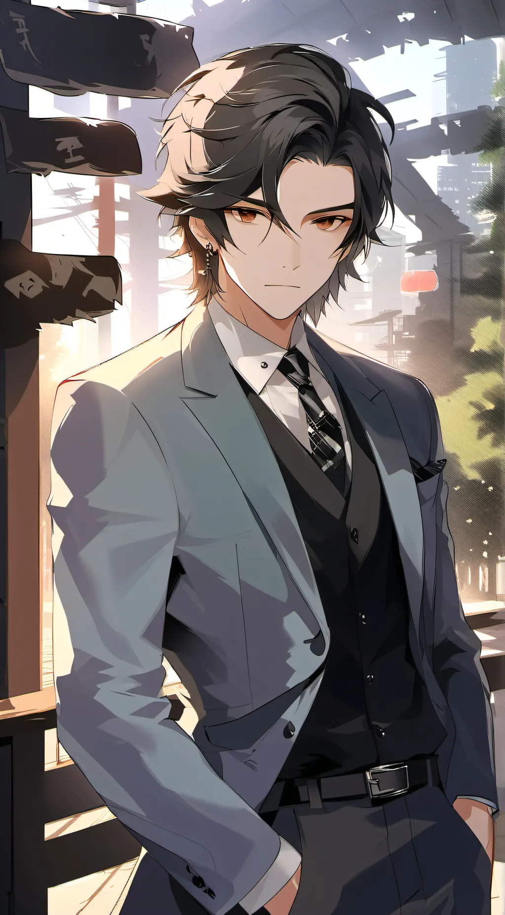 ai character: Jamall background