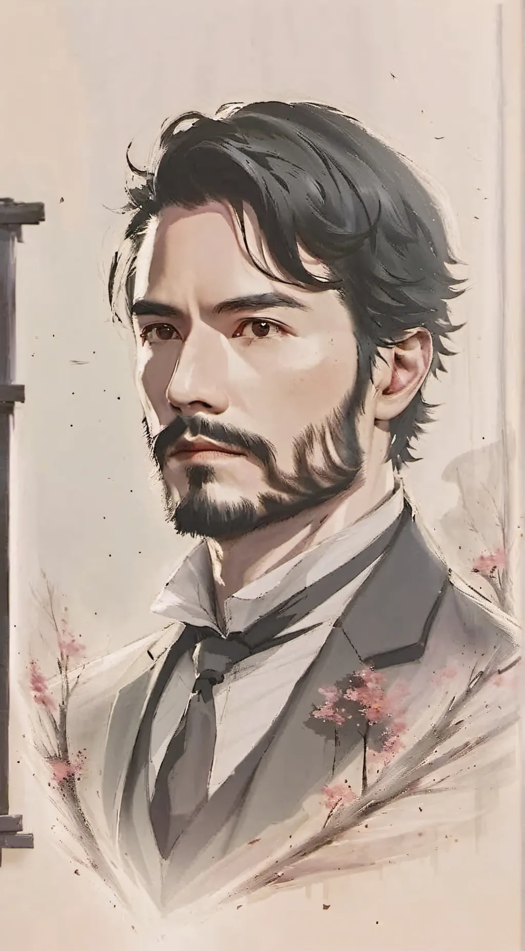 ai character: Micheal  background