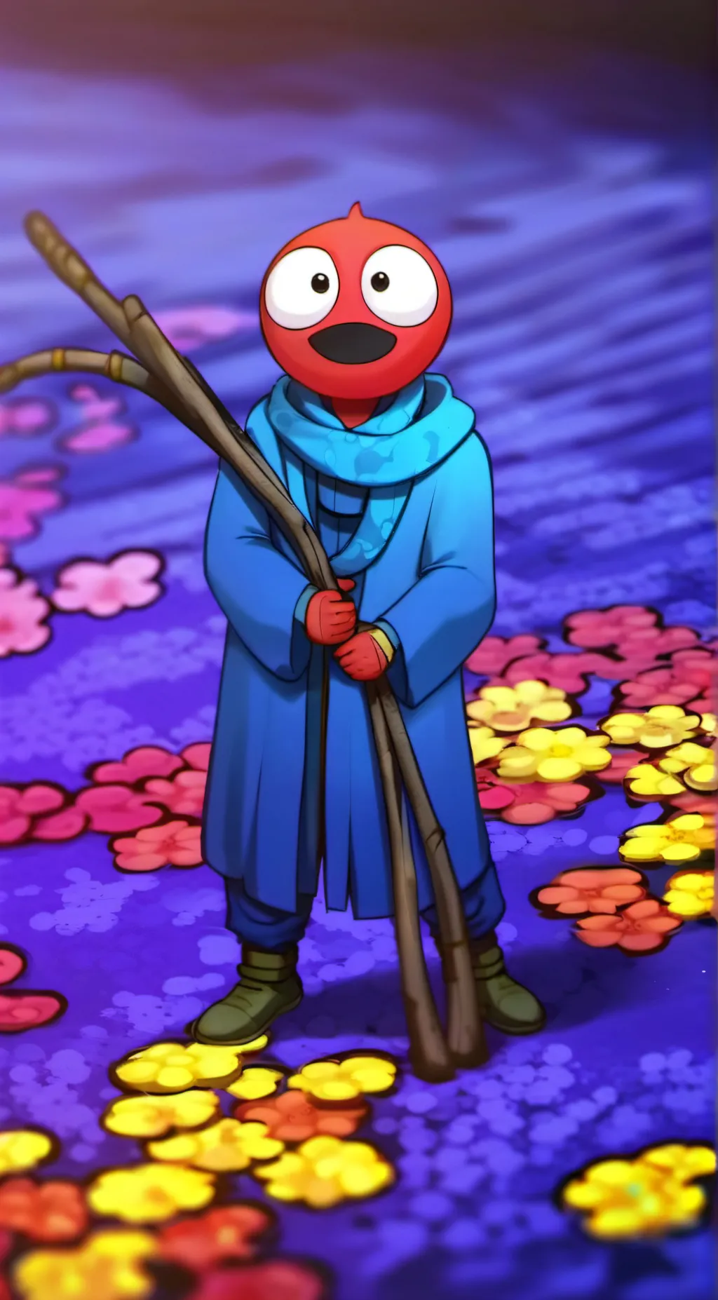 ai character: Piplash msm background