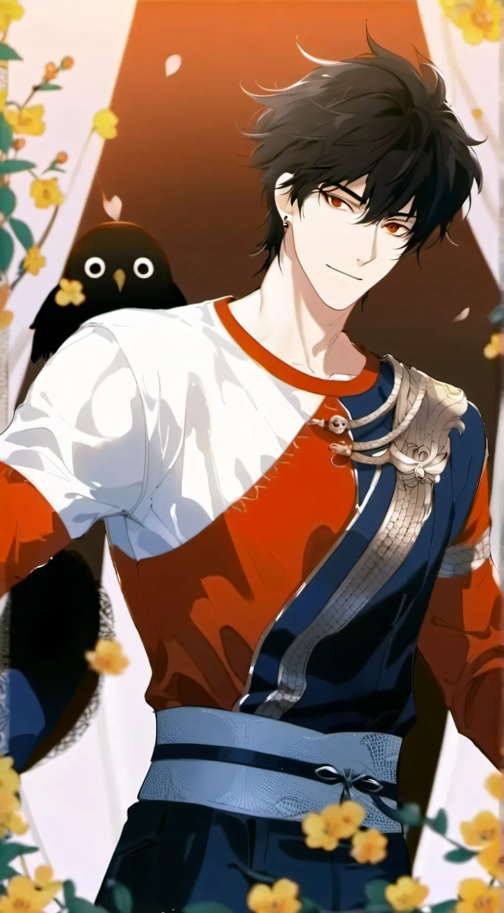 ai character: °•Fogo•° background