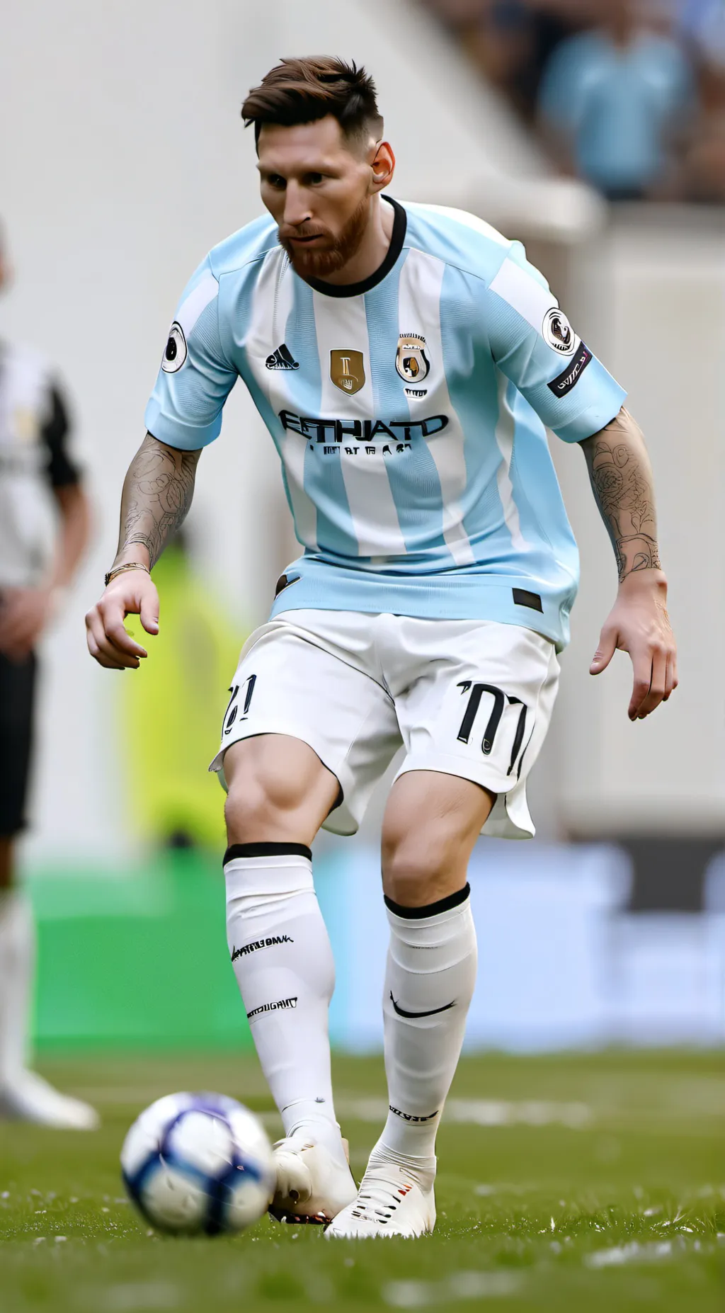 ai character: Messi background