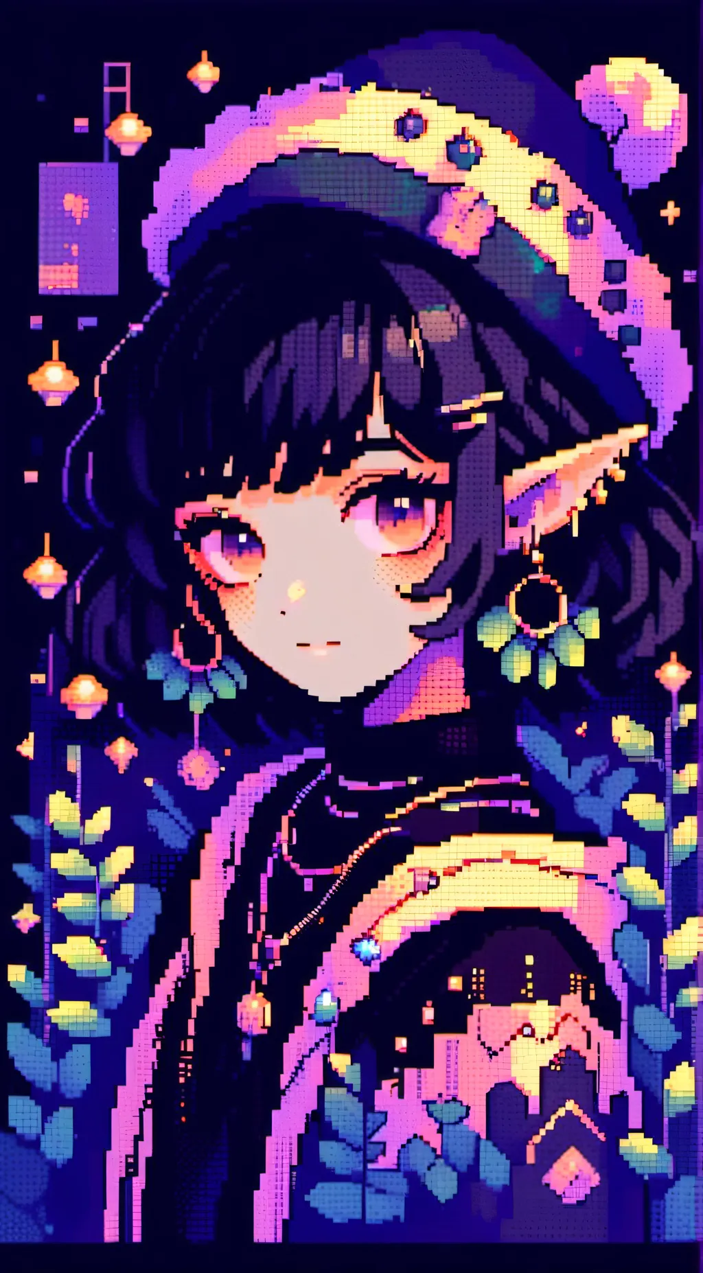 ai character: ~🌼Luna the elf🌼~ background