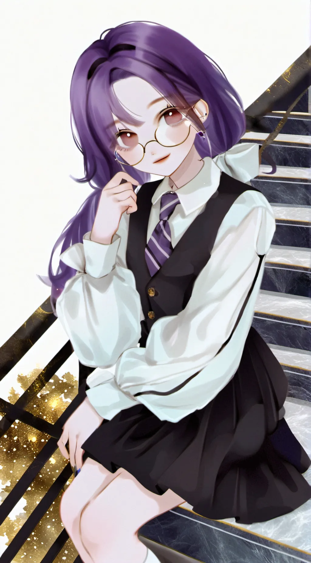 ai character: Murasaki  background