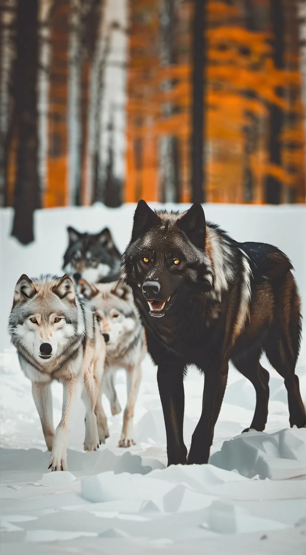 ai character: wolf pack background