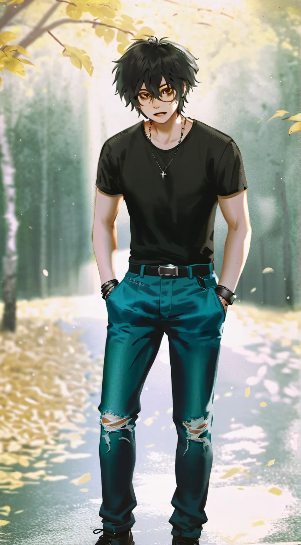 ai character: David background