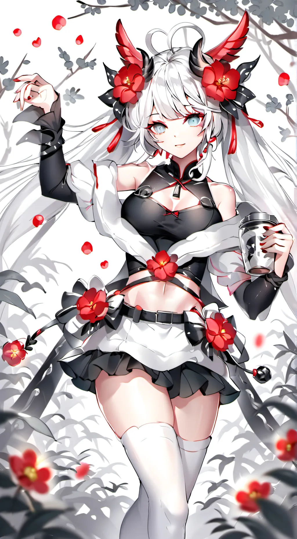 ai character: butifull girl background